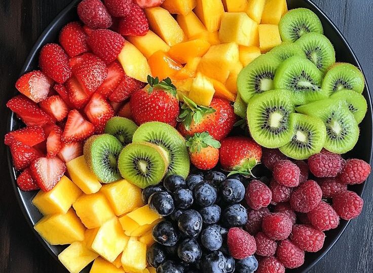 🍇🍓🍍🍉 Platter de Frutas Frescas 🍉🍍🍓🍇 ¡Una… (1)