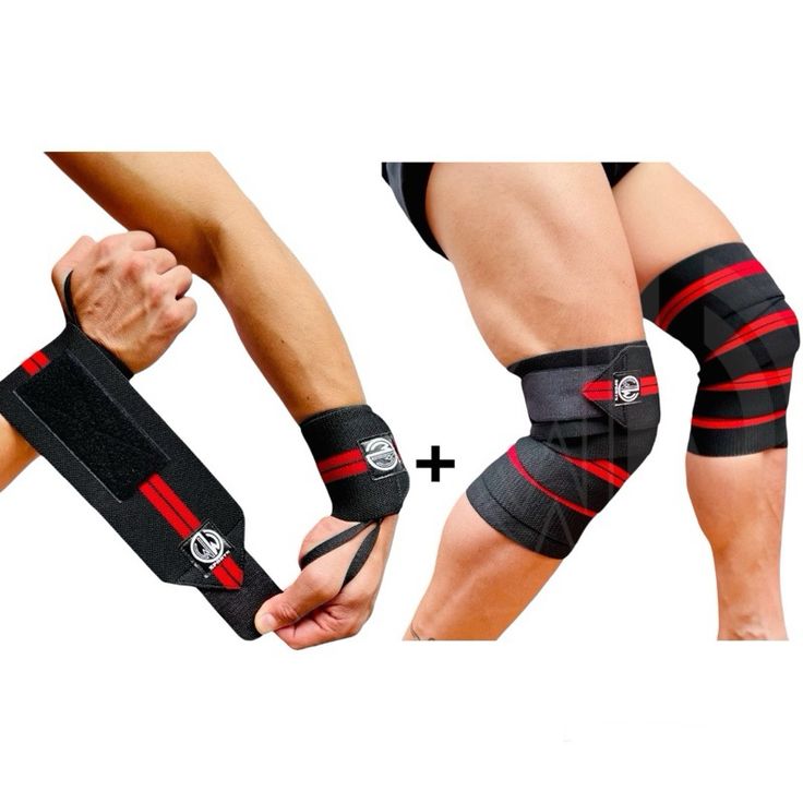 Kits de Bandagens e Joelheiras Ortopédicas Para Esporte
