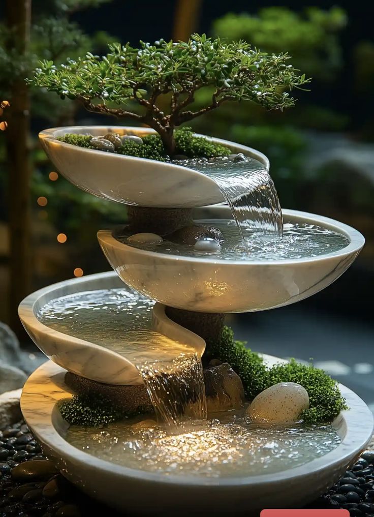 Fontes de Água Decorativas: Traga Paz e Movimento Natural ao Seu Espaço